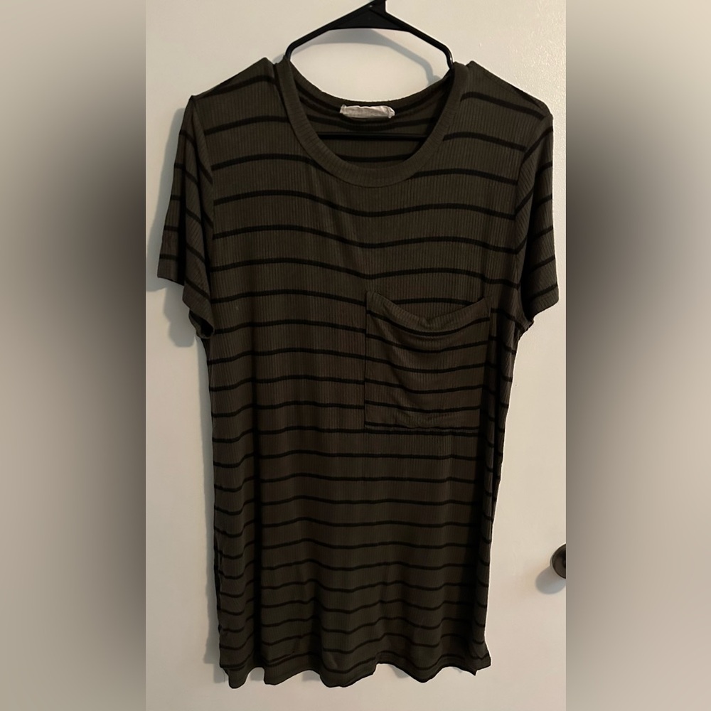 Audrey 3+1. Striped Tunic.